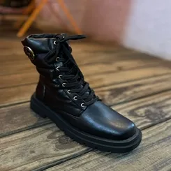 Bota Coturno Com Volume