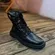 Bota Coturno Com Volume