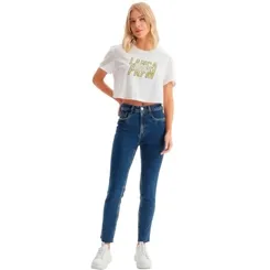 Calça Jeans Ankle Super High