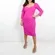 Vestido Justo Super Midi Lança Perfume