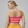 Top Cropped Reto Color Block Lança Perfume