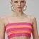 Top Cropped Reto Color Block Lança Perfume