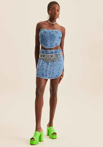 Saia Corset Jeans