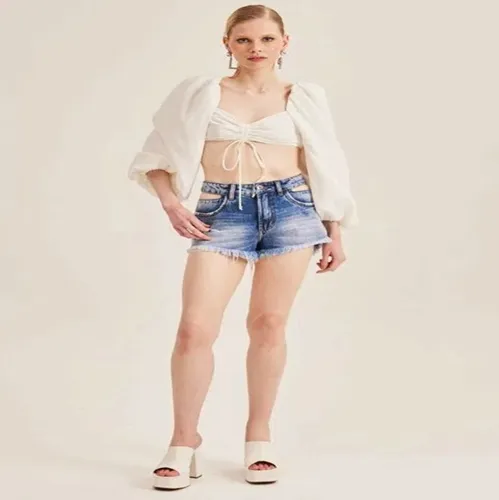 Short Jeans Confort Low
