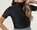 Blusa Manga Curta Gola Alta
