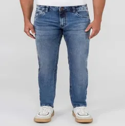 Calça Jeans com Elastano Slim