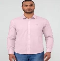 Camisa Slim Fit Com Elasticidade