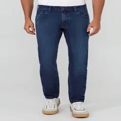Calça Jeans com Elastano Slim