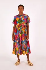 Vestido Marias Floral Tropical