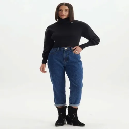 Calça Jeans Mom Luna High