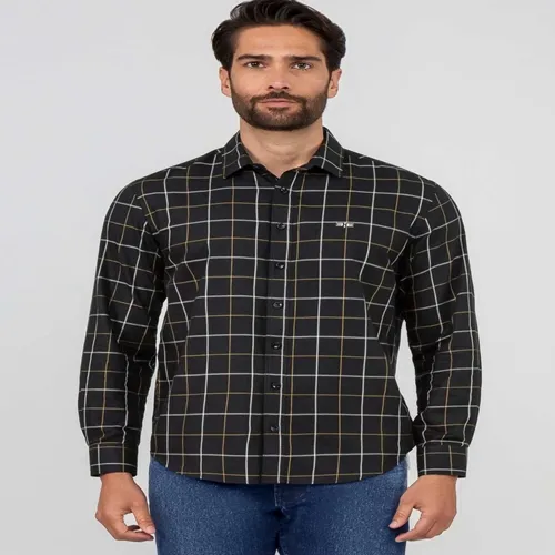 Camisa Xadrez Comfort Tecido Plano