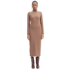 Vestido Super Midi Gola Alta