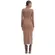Vestido Super Midi Gola Alta