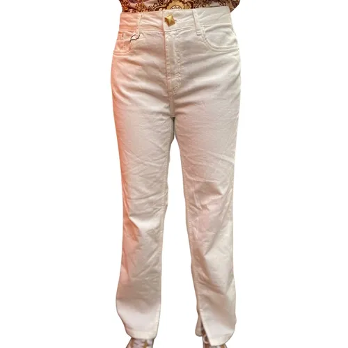 Calça Jeans Split High