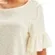 Blusa Manga Curta Com Babado