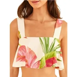 Blusa Soltinha Floresta De Cor