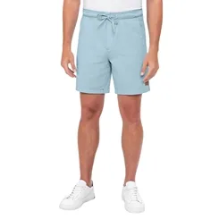 Shorts Sarja Jogger Estonado Com Cadarço
