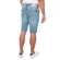 Bermuda Jeans Reta Clara Com Elastano
