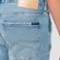 Bermuda Jeans Reta Clara Com Elastano