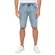 Bermuda Jeans Reta Clara Com Elastano