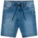Bermuda Jeans Reta Com Cadarço