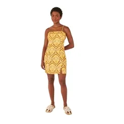 Vestido Curto Abacaxi Cobogo