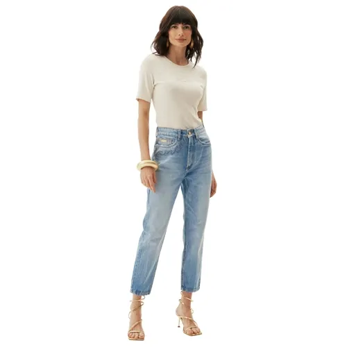 Calça Jeans Luna Mom Super High Lança Perfume