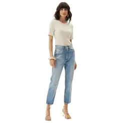 Calça Jeans Luna Mom Super High Lança Perfume