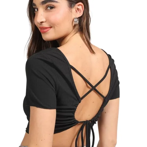 Blusa Costas Canelada