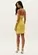 Vestido Curto Canelado Com Cut Out Lança Perfume