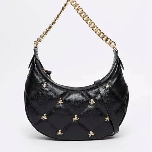 Bolsa Shoulder Couro Arredondada Lança Perfume