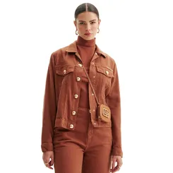 Jaqueta Sarja Trucker Lança Perfume
