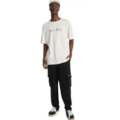 Camiseta MC Regular Rainbaw Letter Baw