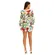 Short Saia De Moletom Estampado Lança Perfume