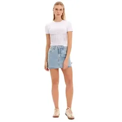 Saia Jeans Confort Super High MY