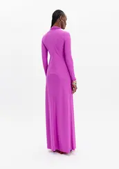 VESTIDO LONGO GOLA ALTA