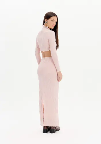 Blusa Cropped Texturizada