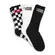 Meia Malha Black Checker