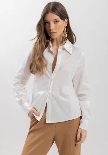Camisa tecido tricoline