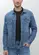 Jaqueta Jeans com elastano