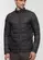 Jaqueta Puffer Em Nylon Com Zíper E Gola Alta